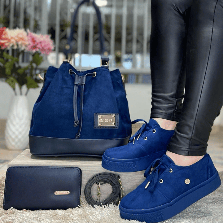 Trio bolso + cartera + tenis 👝👟👜🔥